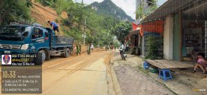 Công an khẩn trương khắc phục sạt lở sau mưa lớn, đảm bảo an toàn giao thông tại Si Ma Cai