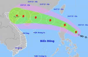 Bão WIPHA sắp vào Biển Đông, Bắc Bộ nguy cơ hứng ảnh hưởng đầu tuần tới