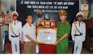 Thiếu úy Công an hy sinh khi truy bắt tội phạm ma túy
