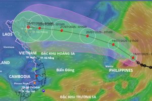 Bão Wipha Cấp 8 Giật Cấp 10 Áp Sát Biển Đông, Miền Bắc Chuẩn Bị Hứng Mưa Lớn