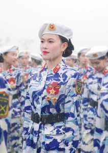 Nữ công dân trẻ xã Bảo Thắng vinh dự hai lần góp mặt trong đội hình diễu binh lịch sử