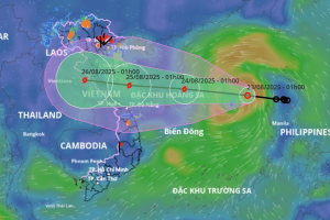 Bão số 5 có thể xuất hiện trong vài giờ tới, dự kiến ảnh hưởng trực tiếp đất liền từ Nghệ An đến Quảng Trị