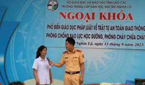 Ngoại khóa ý nghĩa tại Trường Trung cấp Dân tộc Nội trú Nghĩa Lộ: Trang bị kỹ năng sống cho học sinh