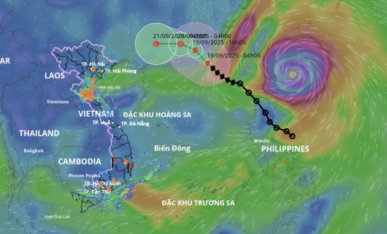 Bão Ragasa hướng vào Biển Đông, có khả năng ảnh hưởng trực tiếp đến Việt Nam
