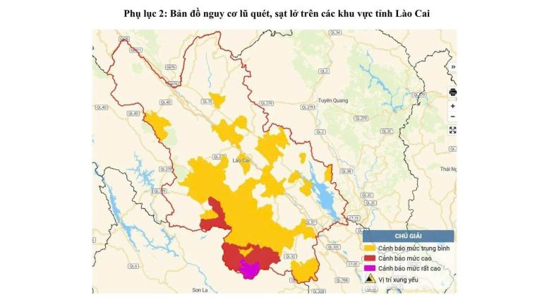 Lào Cai phát cảnh báo lũ quét, sạt lở đất: Người dân cần nâng cao cảnh giác