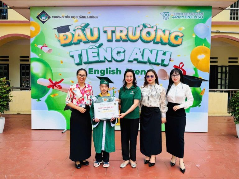 Học sinh Tiểu học Tằng Loỏng sôi nổi tranh tài “Đấu trường Tiếng Anh”